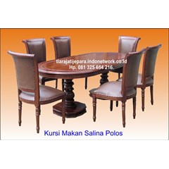 kursi makan salina polos