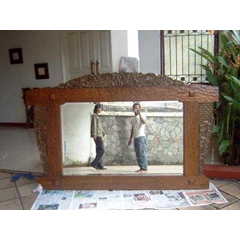 carved mirror frames from old teak wood