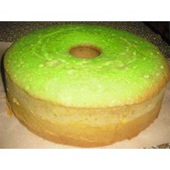 kue bolu bundar rasa pandan