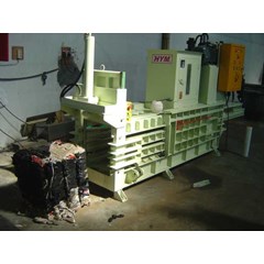 hydraulic horizontal baler press closed end with manual tie