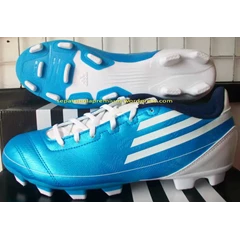 sepatu bola adidas adizero f5 trx fg -cyan/ white-