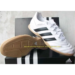 sepatu futsal adidas adiquestra in -white/ black-