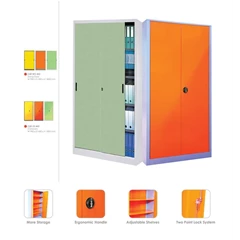 cupboard fermo 5 rak dengan swing-door