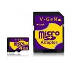 memory micro sd 4gb v-gen