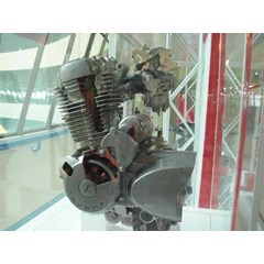engine stand trainer alat peraga otomotif sepeda motor 4 tak sectioned honda gl pro