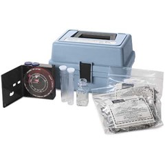 hach, chlorine ( free & total) test kit, model cn-70, color disc, 100 tests