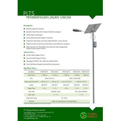 pjuts 20w led tiang 6 mtr