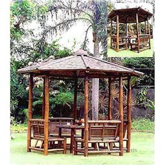 gazebo bambu