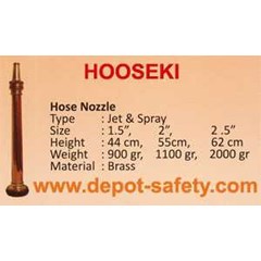 hose nozzle / jet nozzle ( hooseki )