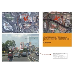 billboard reklame / papan iklan