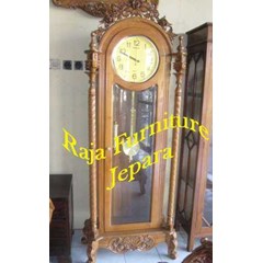 jam hias jati / almari jam hias jati model ulir
