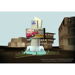 djarum fountain, jember