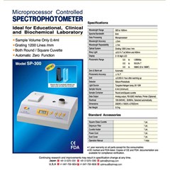 optima sp-300 microprocessor controlled spectrophotometer