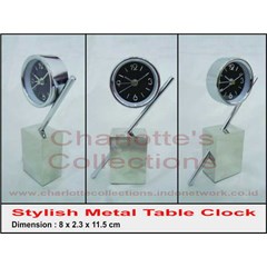 metal stylish clock/ jam meja/ jam exclusive/ exclusive mini clock/ clock/ jam meja/ jam metal/ desk clock