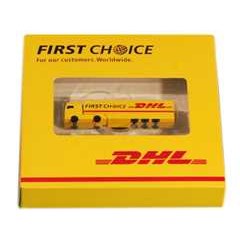 flashdisk truck dengan box papaer dhl