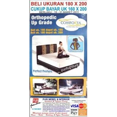 free up grand size comforta spring bed - mattress - kasur pegas & latex