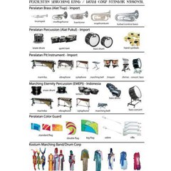 drum band / marching band / drum corps instruments and uniform