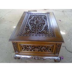 meja kopi ukir krawang