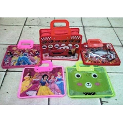 tas map anak kecil karakter sleting
