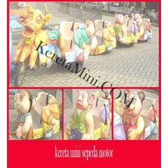 mainan kereta sepeda motor boneka
