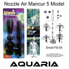 nozzle air mancur 5 model small • fountain nozzle sets