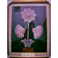 mahar uang kertas butterfly