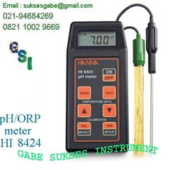 ph meter hanna, hi 8424 waterproof ph meter with automatic calibration and temperature compensation, hubungi andikah - 021-94684269 - 082110029669 - email suksesgabe@ gmail.com