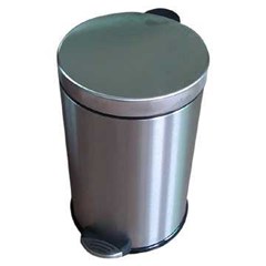 stainless steel trash bin