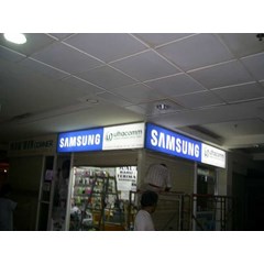 neon box shop sign