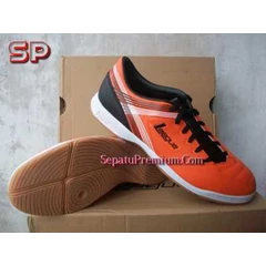 sepatu futsal league matrix reloaded ic flame/ black/ white