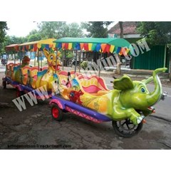kereta mini mainan sepeda motor model gajah