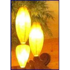 lampion oval panjang
