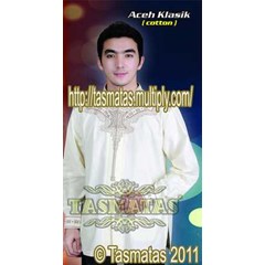 baju koko tasmatas – model aceh klasik 136