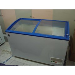 gea sliding curve glass freezer