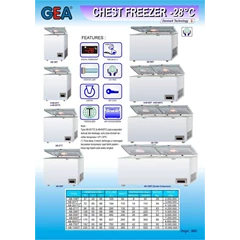 gea chest freezer