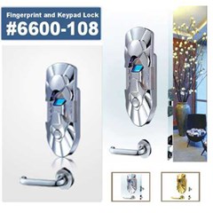 fingerprint lock with two separate lathches model # 66000-108b