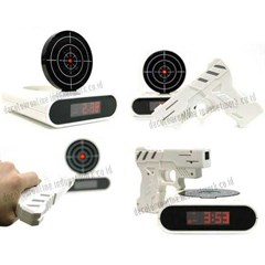 gun digital alarm clock