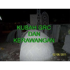 kerawangan grc dan kubah grc