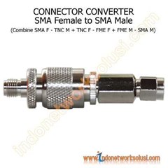 konektor adapter sma f ( female) to sma m ( male)