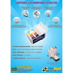 cartridge ciss t731, 734 epson c90, c79, cx5500 ( khusus modif)