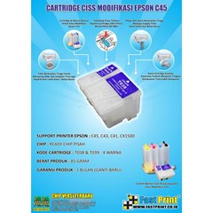 cartridge ciss t038, t039 epson c45, c43, c41, cx1500 ( khusus modif)