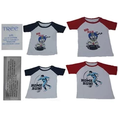 homerun and bigman baseball tee