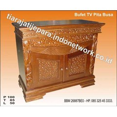 bufet tv motif pita busa