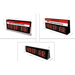 papan nama digital/ elektronik
