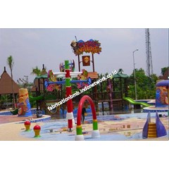 wahana ember tumpah | seluncuran playground