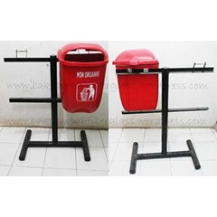 tempat sampah fiber gantung