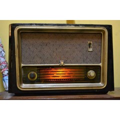radio tabung antik, langka, jadul, merk phillips