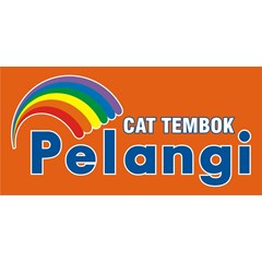 cat tembok pelangi