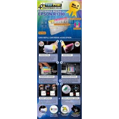 cartridge refill t0851/ t0852/ t0853/ t0854/ t0855/ t0856 mciss epson r1390 ( refillable)