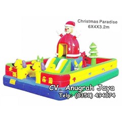 istana balon chrismesparadise 4x6m